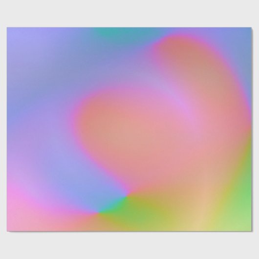 Schillernder Neonhintergrund 12 Geschenkpapier (Flach)