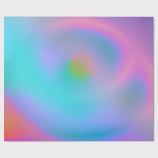 Schillernder Neonhintergrund 2 Geschenkpapier (Flach)