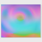 Schillernder Neonhintergrund 9 Geschenkpapier (Flach)