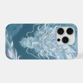 Schillernder Wasserdrache Kunst Fantasy-Drachen-De iPhone Hülle (Rückseite (Horizontal))