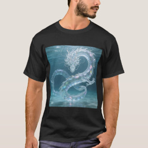Schillernder Wasserdrache Kunst Fantasy-Drachen-De T-Shirt