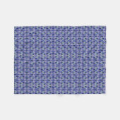 Schillerndes Argyle-Decke Fleecedecke (Vorderseite (Horizontal))