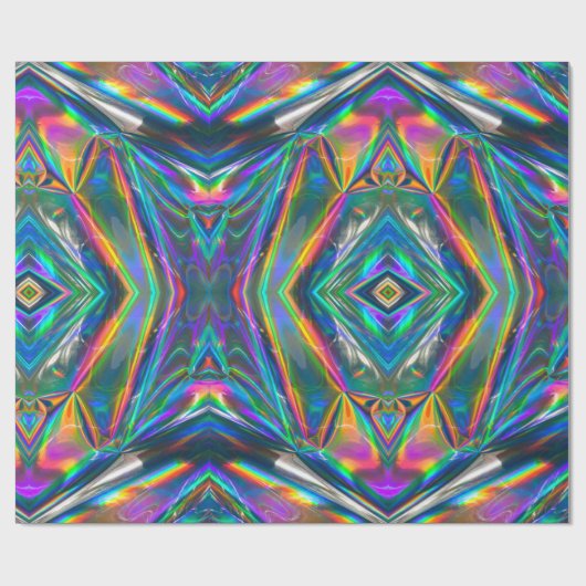 Schillerndes Chrom-Packpapier Geschenkpapier (Flach)