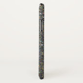 Schillerndes Damen-Monogramm Bling Case-Mate iPhone Hülle (Hinten/Rechts)