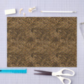 Schillerndes Gold u. schwarze Seidenpapier (Handwerk)