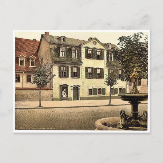 Schiller's House, Weimar, Thüringen, Deutschland s Postkarte (Vorderseite)