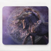 Schimären-schwarze Rose Mousepad (Vorne)
