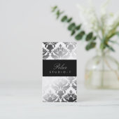 Schimmer-Eisbär des Damast-311 Visitenkarte (Stehend Vorderseite)