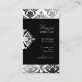 Schimmer-Eisbär des Damast-311 Visitenkarte (Rückseite)