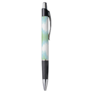 Schimmer-Ikat in Grün und Aquamarin Kugelschreiber