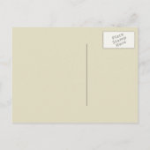 Schimmer-Schimmer-elegante Save the Date Postkarte (Rückseite)