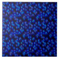 Schimmerblau 6" x 6" Keramik Tile