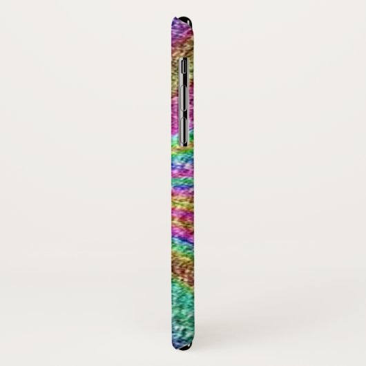 Schimmerende Regenbogenleuchten "Apple iPhone X". Case-Mate iPhone Hülle (Hinten/Links)