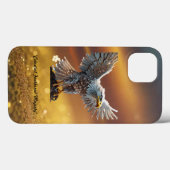 "Schimmering Eagle's Grand Pose" Case-Mate iPhone Hülle (Rückseite (Horizontal))