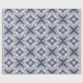 Schimmernd, Violett, Löwenzahn-Mandala Geschenkpapier (Flach)