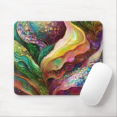 Schimmernde Abstrakte Texturen Mousepad (Mit Mouse)