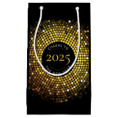 Schimmernde Circle Lights Neujahr Kleine Geschenktüte (Vorderseite)
