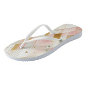 Schimmernde Dreieck-Spektren Badesandalen (Schrägansicht)