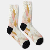Schimmernde Dreieck-Spektren Socken (Rechts)