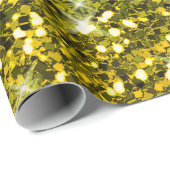 Schimmernde dunkelgrüne GoldGlitzern Geschenkpapier (Rolleneckpunkt)