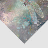 Schimmernde Farbe, ätherische Libelle Seidenpapier (Ausschnitt)