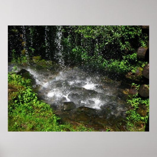 Schimmernde Gewässer Poster (Vorne)