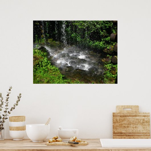 Schimmernde Gewässer Poster (Küche)