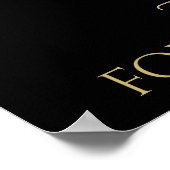 Schimmernde Glitzern Herzlich willkommen bei unser Poster (Ecke)