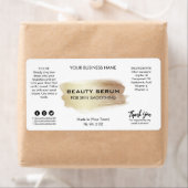 Schimmernde goldfarbene Serummarken (Insitu)