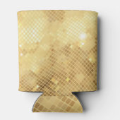Schimmernde Goldwellen: Mosaiktextur Dosenkühler (Rückseite)