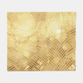 Schimmernde Goldwellen: Mosaiktextur Fleecedecke (Vorderseite (Horizontal))