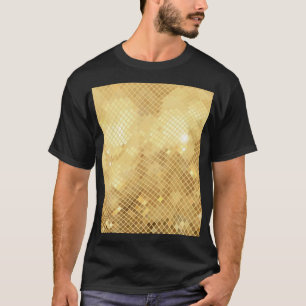 Schimmernde Goldwellen: Mosaiktextur T-Shirt