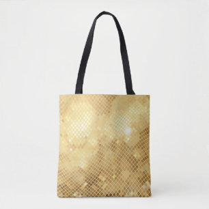 Schimmernde Goldwellen: Mosaiktextur Tasche