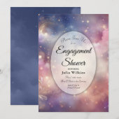Schimmernde Himmelsdusche Stardust Skies Einladung (Vorne/Hinten)