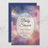 Schimmernde Himmelskies Einladung (Vorne/Hinten)