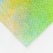 Schimmernde Libellenmalerei Fleecedecke (Ecke)