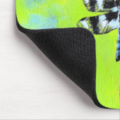 Schimmernde Libellenmalerei Mousepad (Ecke)