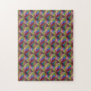 Schimmernde optische Illusion Schwieriges Puzzle