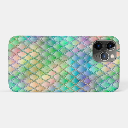 Schimmernde Pastel-Regenbogen- und Glitzer-Drachen Case-Mate iPhone Hülle (Rückseite (Horizontal))