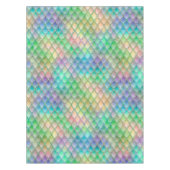 Schimmernde Pastel-Regenbogen- und Glitzer-Drachen Tischdecke (Vorderseite)