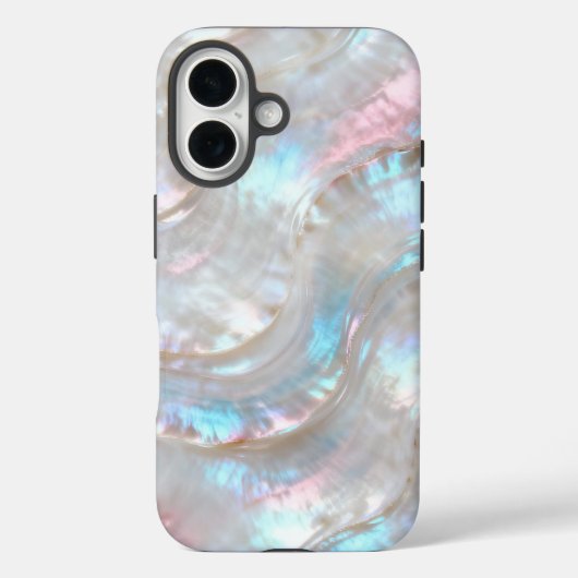 Schimmernde Perlmutt Case-Mate iPhone Hülle (Rückseite)