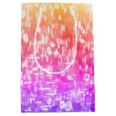 Schimmernde Regenbogenfarben Mittlere Geschenktüte (Vorderseite)