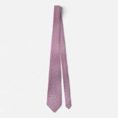 Schimmernde rosa Glastextur Krawatte (Vorderseite)
