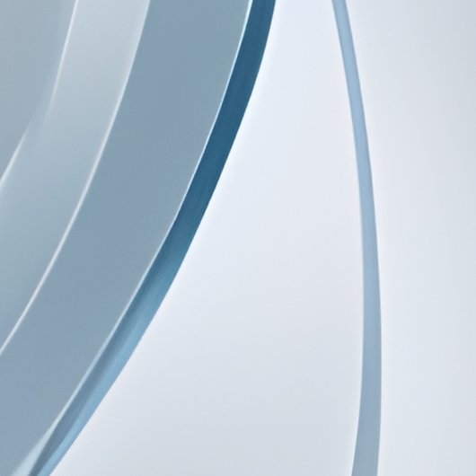 "Schimmernde Ruhe" | Abstrakte Blautöne Poster