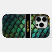 Schimmernde Schlangengläser mit Farben Case-Mate iPhone Hülle (Rückseite (Horizontal))