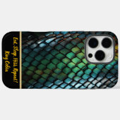 Schimmernde Schlangengläser mit Farben Case-Mate iPhone Hülle (Rückseite (Horizontal))