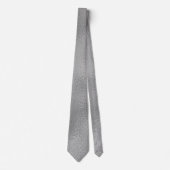 Schimmernde Silberglastextur Krawatte (Vorderseite)