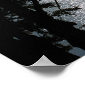 "Schimmernde Silhouetten" Poster (Ecke)