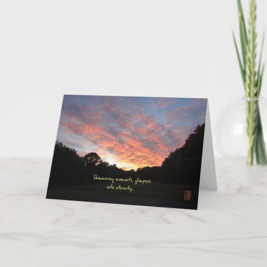 Schimmernde Sommersonne Inspiration Karte (Vorderseite)