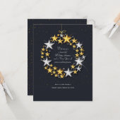 Schimmernde Sternenkriegskarte Karte (Vorderseite/Rückseite Beispiel)